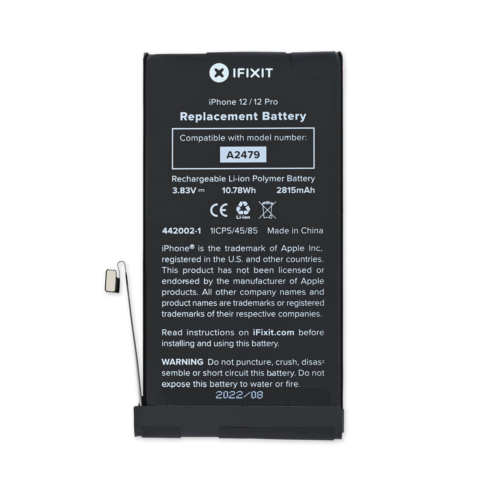  TAYUZH [4000mAh Battery for iPhone 12 and iPhone 12 Pro 6.1  Inch Ultra High Capacity Replacement Battery for iPhone 12 A2172 A2402  A2403 A2404 Note 3 : Cell Phones & Accessories