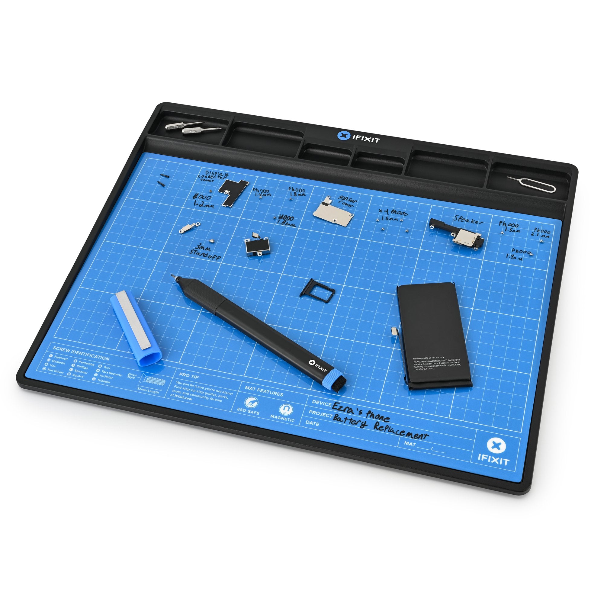 Screwpad - Magnetmatte, 165x65mm