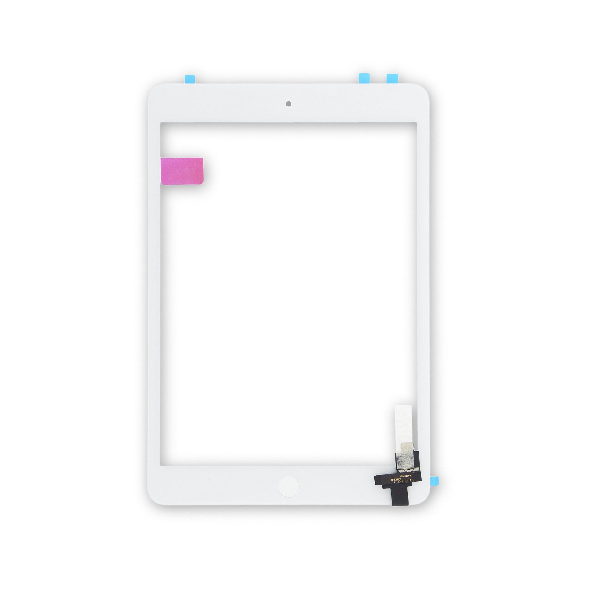 Touch Screen Digitizer with Home Button And IC Chip for iPad Mini & iPad  Mini 2 - White (Premium)